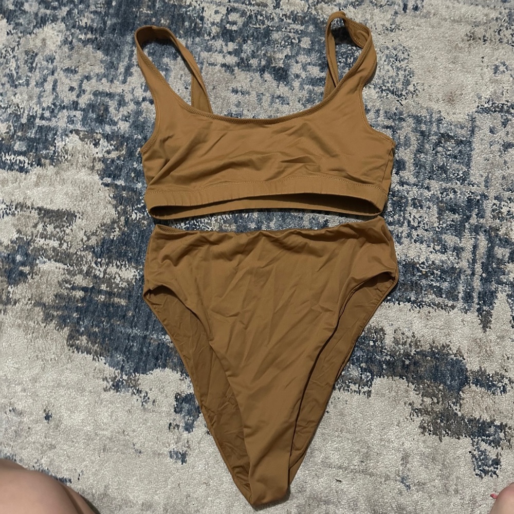 SKIMS Tan Bikini Set